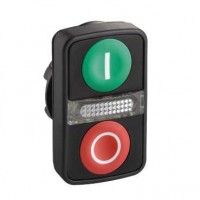 SE Головка кнопки двойная с маркировкой, с подсветкой ZB5AW7A3741 фото