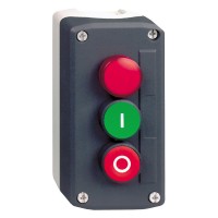 SE Пост кнопочный с 2 кнопками и сигнальной лампой с подсветкой XALD363B фото