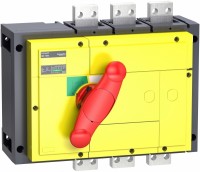 SE Compact INS/INV Выключатель-разъединительINS800 3П красная рукоятка/желтая панель 31344 фото