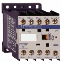 SE Auxiliary contactors Промежуточное реле 4НО,цепь управления 24В DCвинтовой зажим CA4KN40BW3 фото