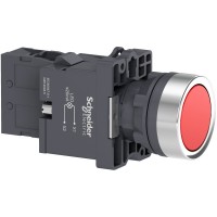 SE Кнопка с подсветкой LED, 220В,красная,1НO XA2EW34M1 фото