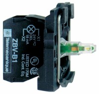 SE Светосигнальный блок с ламподержателем (LED) белый 24-120В AC/DC ZB5AVBG1 фото