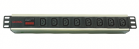 DKC Блок розеток для 19 шкафов, 8 розеток IEC60320 С13, с амперметром