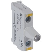 Legrand Osmoz Блок со встроенным светодиодом для головок для кнопочных постов 24В~/= желтый 024254 фото
