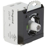 Legrand Osmoz Комплектующий блок для кнопок для комплектации с подсветкой под винт 24В~/= Н.О. зеленый 3 поста 023002 фото