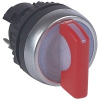 Legrand Osmoz Переключатель для комплектации с подсветкой 2 положения с фиксацией 90° красный 024041 фото