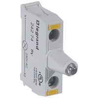 Legrand Osmoz Блок со встроенным светодиодом для головок для кнопочных постов 230 В~ желтый 024274 фото