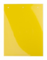 DKC Табличка полужесткая для маркировки кнопок аварийного останова. ПВХ. Желтая. TAEM062Y фото