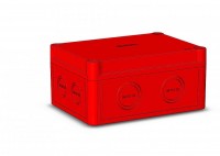 Hegel КР2801-141 Коробка КР2801-141 ПС красная, низкая крышка, монтажная пластина КР2801-141 фото
