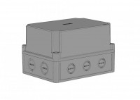 Hegel Коробка приборная поликарбонат, светло-серая, выс крышка, 4-6 вводов, пустая, внутр разм 184х134х115 мм, IP65 КР2802-910 фото