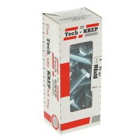 Tech-Krep Болт DIN933 с шестигранной головкой оцинк. М8х40 (25 шт) - коробка с ок. Tech-Kr 105210 фото