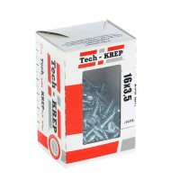 Tech-Krep Саморезы универсальные  16х3,5 мм (200 шт)  оцинкованные - коробка с ок. Tech-Kr 102168 фото