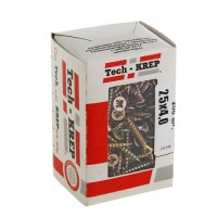 Tech-Krep Саморезы универсальные  25х4,0 мм (200 шт) желтые - коробка с ок. 102242 фото