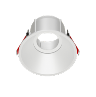 Varton Рамка для модульного светильника FLEX 50 07 круглая встраиваемая утопленная 110х48мм RAL 9010 поворотная V1-R0-00435-10012-2000000 фото