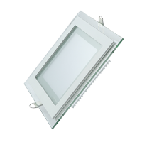 Gauss Светильник, квадратный с декоративным стеклом,160х160х30, Ø118x118 12W 3000K, 900 лм 1/40 948111112 фото