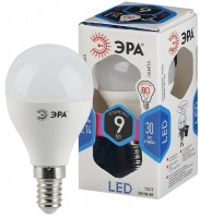 ЭРА LED P45-9W-840-E14 Лампа (диод, шар, 9Вт, нейтр, E14) Б0029042 фото