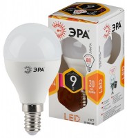 ЭРА LED P45-9W-827-E14 (диод, шар, 9Вт, тепл, E14) Б0029041 фото