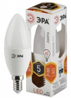 ЭРА LED B35-5W-827-E14 Лампа (диод, свеча, 5Вт, тепл, E14) Б0018871 фото