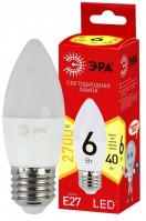 ЭРА ECO LED B35-6W-827-E27 Лампа (диод, свеча, 6Вт, тепл, E27) Б0020620 фото