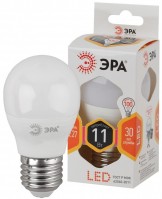 ЭРА LED P45-11W-827-E27 Лампа (диод, шар, 11Вт, тепл, E27) Б0032987 фото