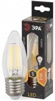 ЭРА F-LED B35-5W-827-E27 Лампа (филамент, свеча, 5Вт, тепл, E27) Б0027933 фото
