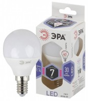 ЭРА LED P45-7W-860-E14 (диод, шар, 7Вт, хол, E14) Б0031401 фото