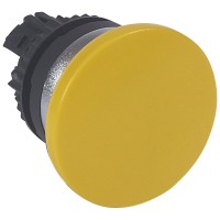 Legrand Osmoz Кнопка с пружинным возвратом ∅ 40 для комплектации с грибовидным толкателем без подсветки жёлтый 023837 фото