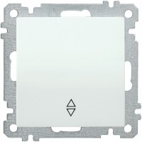 IEK ВС10-1-2-Б Выключатель  одноклавишный  проходной 10А BOLERO белый EVB12-K01-10-1 фото