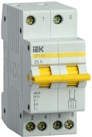 IEK Выключатель-разъединитель трехпозиционный ВРТ-63 2P 25А MPR10-2-025 фото