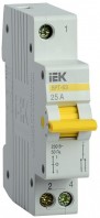 IEK KARAT Выключатель-разъединитель трехпозиционный ВРТ-63 1P 25А MPR10-1-025 фото