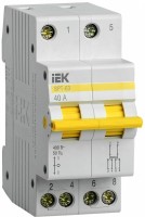 IEK Выключатель-разъединитель трехпозиционный ВРТ-63 2P 40А MPR10-2-040 фото