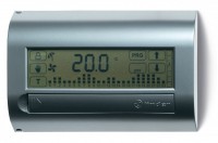 Finder Комнатный цифровой термостат с недельным таймером Touch Basic; сенсорный экран; питание 3В DС; 1СО 5А; монтаж на стену; цвет белый 1C7190030007 фото