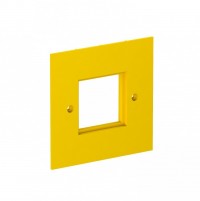 OBO Bettermann Накладка блока питания VH для монтажа устройств, 95x95 мм (желтый) 6109840 фото