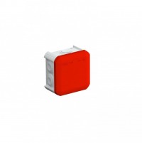 OBO Bettermann Распределительная коробка T40, 90x90x52 мм, красная крышка 2007630 фото