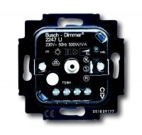 ABB BJE Мех Светорегулятор поворотный для л/н, галоген ламп с обмот трансф 500W 2CKA006512A0302 фото