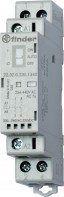 Finder Модульный контактор; 1NO+1NC 25А; контакты AgNi; катушка 12В АС/DC; ширина 17.5мм; степень защиты IP20; опции: переключатель Авто-Вкл-Выкл + ме 223200121540PAS фото