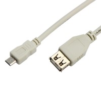 Шнур micro USB (male) - USB-A (female) 0.2M Rexant 18-1161 фото