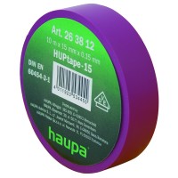 Haupa Изолента ПВХ, цвет фиолетовый, шир. 19 мм, длина 20 м, d 74 мм 263854 фото