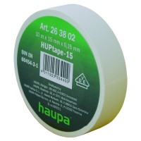 Haupa Изолента ПВХ, цвет белый, шир. 25 мм, длина 20 м, d 74 мм 263864 фото