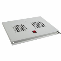 REXANT Модуль вентиляторный потолочный с 2-мя вентиляторами, без термостата, для шкафов  серии Standart с глубиной 600мм 04-2600 фото