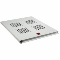 REXANT Модуль вентиляторный потолочный с 4-мя вентиляторами, без термостата, для шкафов  серии Standart с глубиной 800мм 04-2601 фото