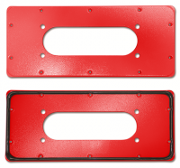 DKC Фланец красный для ST с перф. Тип 3 R5FPST01-RAL3000 фото