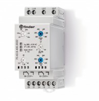 Finder Реле контрольное для 3-фазных сетей_ пониженное/повышенное напряжение, обрыв/чередование/асимметрия фаз, контроль нейтрали, настраиваемые диапа 704284002032 фото