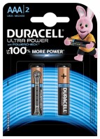 Duracell 5005815 Алкалиновая батарейка типа AAA  LR03 / MN 2400 LR03-2BL Ultra Power Б0038760 фото