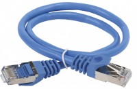 IEK ITK Коммутационный шнур категория 5Е FTP LSZH 1м синий PC03-C5EFL-1M фото