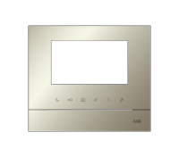ABB Рамка для абонентского устройства 4,3, золотой глянцевый 2TMA070130G0001 фото