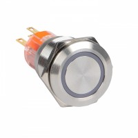 EKF PROxima Кнопка S-Pro67 19 мм с фикс. с оранжевой подсв. 230В s-pro67-231 фото