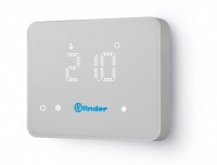 Finder Комнатный термостат Bliss T c таймером; сенсорный экран; питание 3В DС; 1СО 5А; монтаж на стену 1C9190030W07 фото