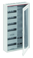 ABB Шкаф 72М навесной с медиапанелями IP30, 950x550x160 между DIN-рейками 125 мм и самозажимными клеммами N/PE и Wi-Fi дверью с вент. отверстиями CA26 2CPX052222R9999 фото
