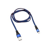 REXANT Кабель USB-micro USB/1m/flat denim/ 18-1163 фото